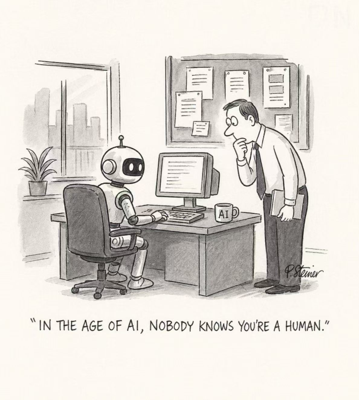 在AI时代没有人知道你是人类 IN THE AGE OF AI NOBODY KNOWS YOU'RE A HUMAN 张创造